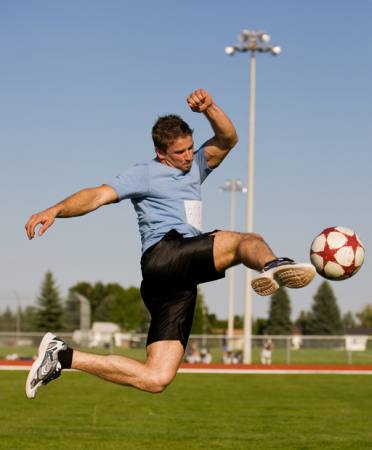 labdarúgó, sport, labda, férfi, játékos,  Stephen Mcsweeny - Dreamstime