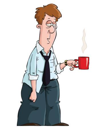 férfi, kávé, cofe, kávé, piros, pohár Dedmazay - Dreamstime