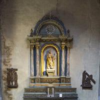 szentély, oltár, arany, szobor, fal Thomas Jurkowski (Kamell)