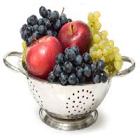Pixwords A képet gyümölcsök, alma, szőlő, zöld, sárga, fekete Niderlander - Dreamstime