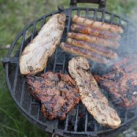 grill, élelmiszer, eszik, hús, steak, tűz, füst Wojpra - Dreamstime
