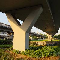 híd, zöld, autók, autópálya, út, virág, autó Sang Lei (Sleiselei)