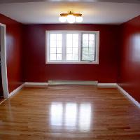 üres, világítás, az ablakok, padló, piros, szoba Melissa King - Dreamstime
